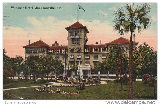 Florida Jacksonville Windsor Hotel 1913 - Jacksonville