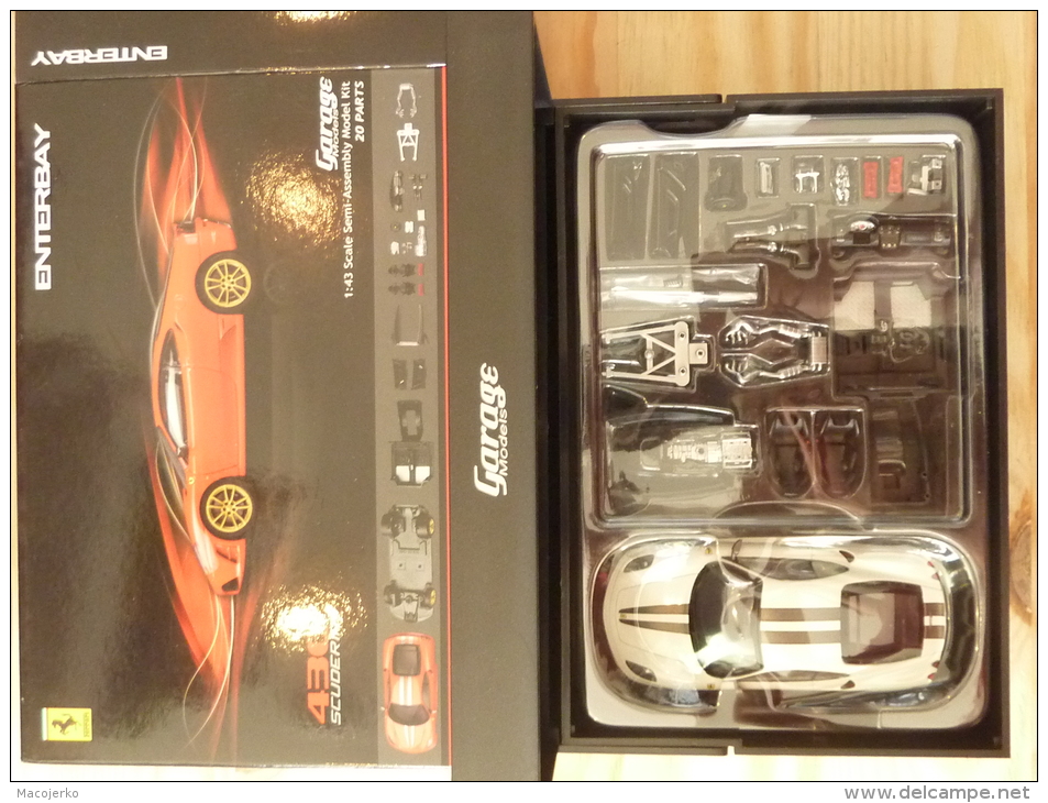 Enterbay Garage Models FRM-0005-235, Ferrari 430 Suderia, 1:43 - Voitures