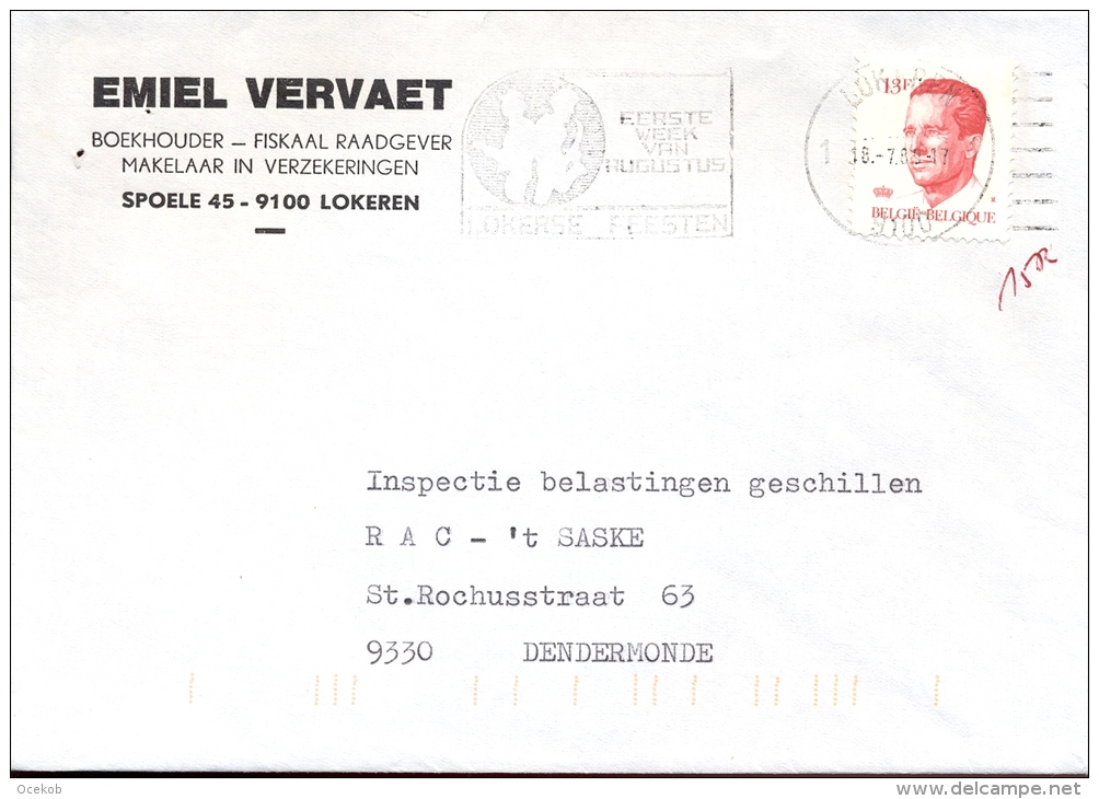 Omslag Enveloppe Lokeren 1980 - Covers