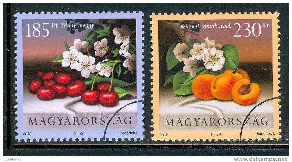 HUNGARY-2012. SPECIMEN - Fruits (Paintings)Cpl.Set - Used Stamps