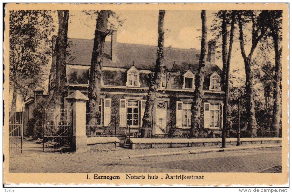 Eernegem. -  Notaris Huis - Aartrijkestraat - Ichtegem