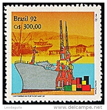 BRAZIL #2351  -  MERCHANT  SHIP  - 1992   MINT - Unused Stamps