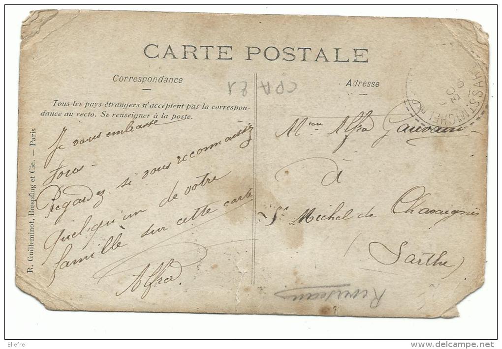 Carte Photo, BUREAU, BANQUE , Caissière Atelier Moreau Menu Rue Pierre Lescot , Voyagée Date Illisible état Voir Scan - Altri & Non Classificati