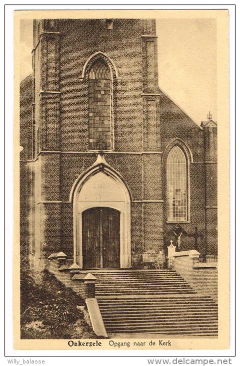 "Onkerzele - Opgang Naar De Kerk" - Geraardsbergen