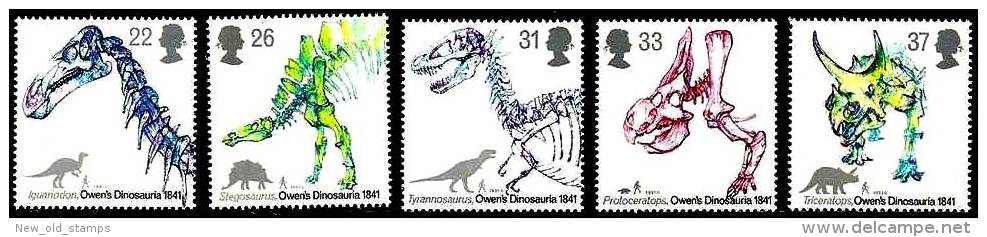 GREAT BRITAIN = Prehistoric Animals DINOSAURS MNH - Prehistorics