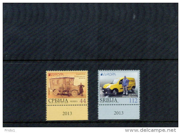 Serbien / Serbia 2013 Europa Cept  Satz / Set Postfrisch / MNH - 2013