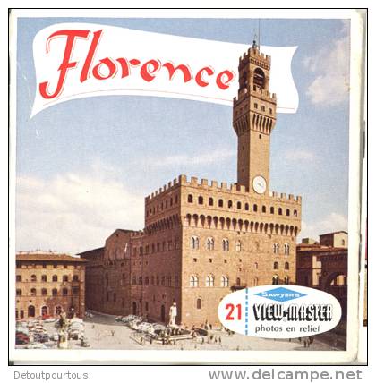 View Master Florence Italie Firenze Italy Italia Set 3 Discs - Stereoskope - Stereobetrachter