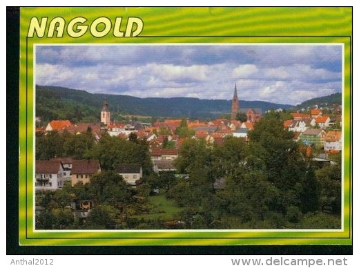 Nagold Gesamtansicht Panorama 80er - Nagold