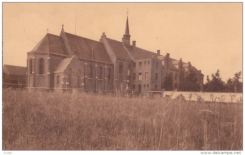 Velthem. - Moederhuis Der Zusters Annonciaden - Tuinzijde / 1933  Prachtkaart En Mooi Poststuk Naar Blankenberghe - Herent