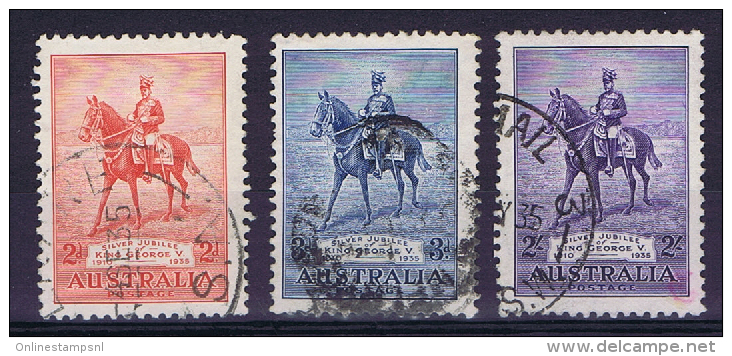 Australia: 1935 Mi 129 - 131, SG 156 - 158 Used - Gebruikt