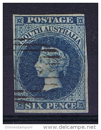 South Australia: 1855, Mi 3, SG 3 Used - Gebruikt