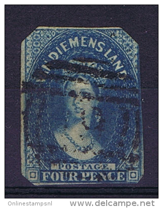 Australia Tasmania :  1855 Van Diemensland, Mi 5, Sg 17, Used - Usati