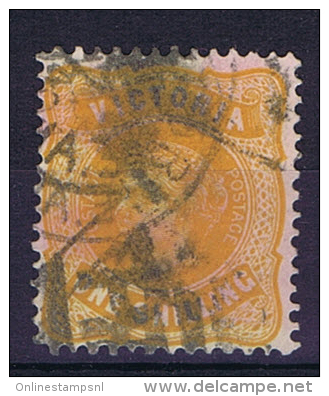 Australia Victoria :  1901 Mi 128, Wm 5, Used Stampduty - Used Stamps