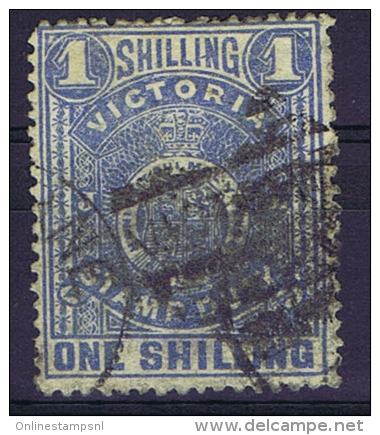 Australia Victoria :1885 Stampduty Mi 39 Used - Gebraucht