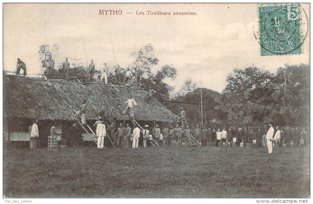 Mytho - Les Tirailleurs Annamites - Viêt-Nam