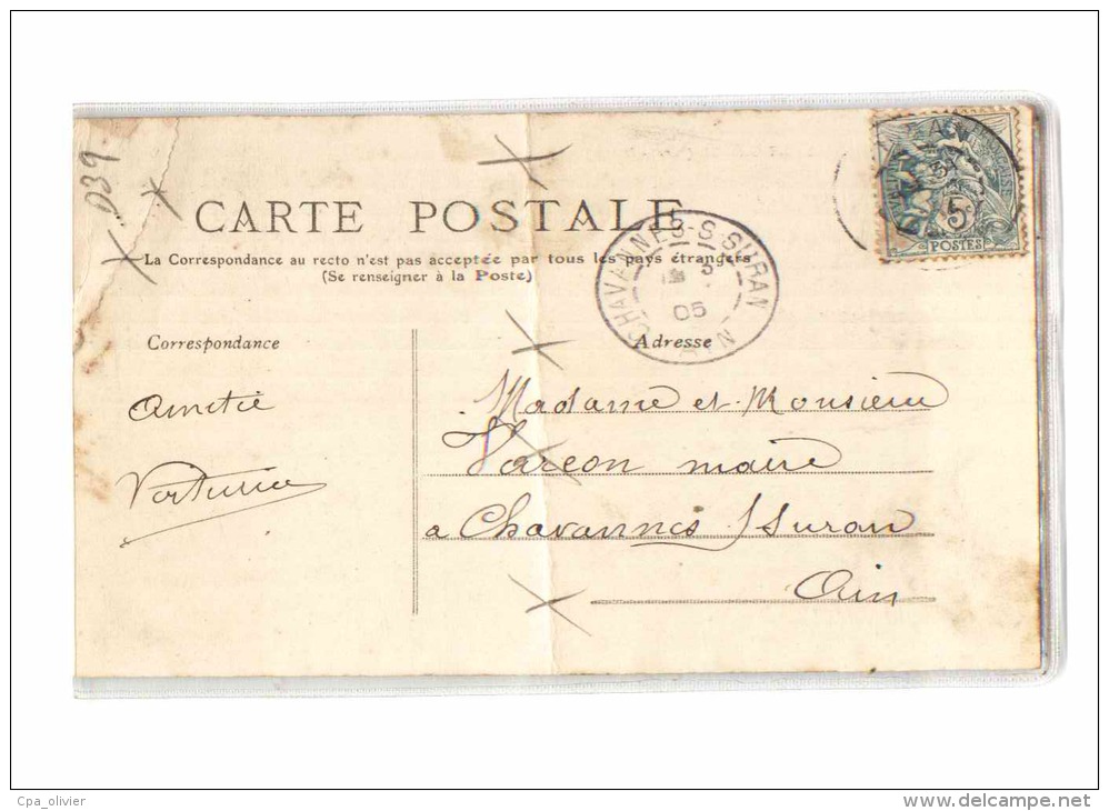39 CERNON (envs Arinthod) Usine Electrique Du Saut Mortier, Barrage, Ed Mandrillon 167, 1905 *** ETAT *** - Autres & Non Classés