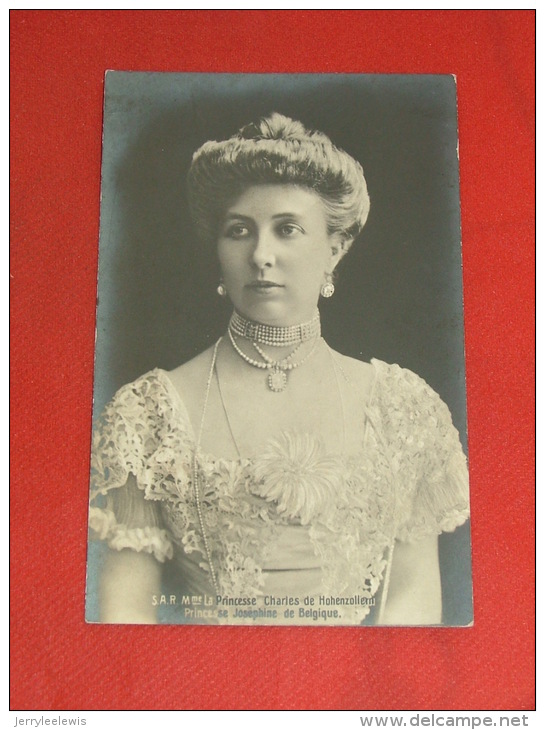 S. A. R. Madame La Princesse Charles De Hohenzollern  -  Princesse Joséphine De Belgique - Familles Royales