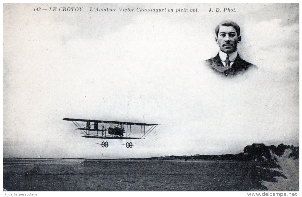 CPA 80 LE CROTOY L'AVIATEUR VICTOR CHAULIAGUET - Le Crotoy