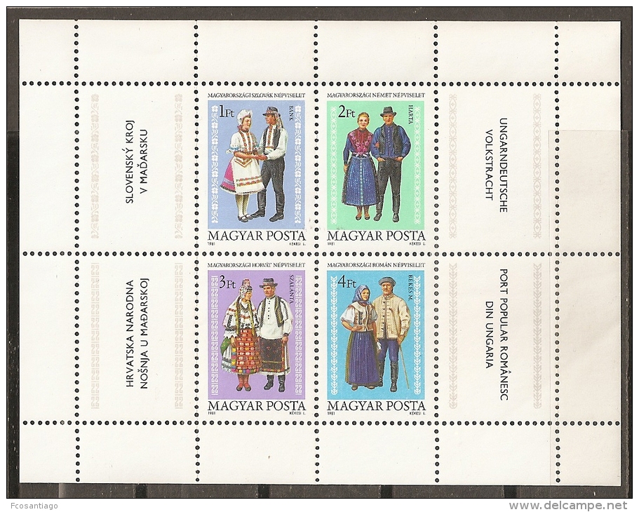 HUNGRÍA 1981 - Yvert #2772/75 - MNH ** - Nuevos