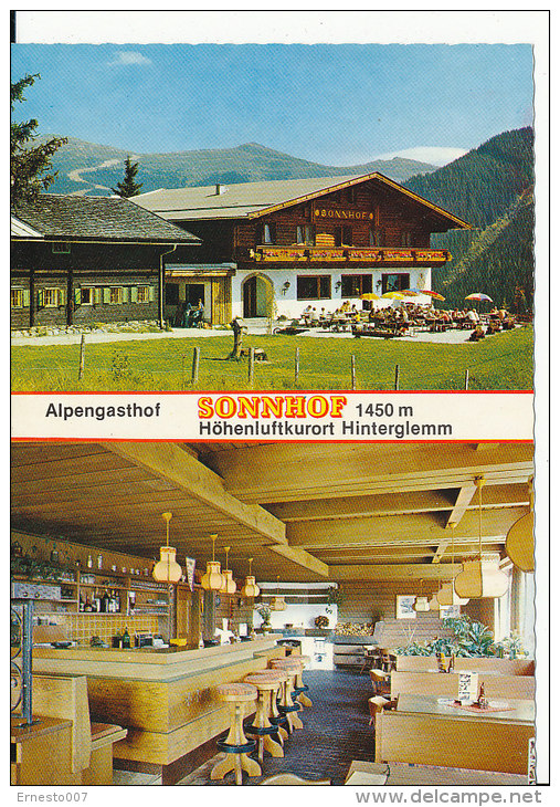 PK-CP Österreich, Hinterflemm Salzburger Land, Alpengasthof Sonnenhof, Ungebraucht, Siehe Bilder!*) - Saalbach