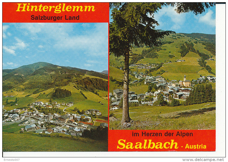 PK-CP Österreich, Hinterflemm Salzburger Land Saalbach, Ungebraucht, Siehe Bilder!*) - Saalbach