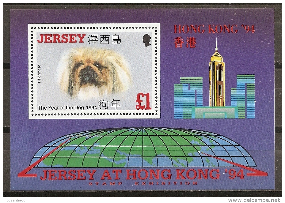 HONG KONG'94 - JERSEY 1994 - Yvert #H8 MNH ** - Exposiciones Filatélicas