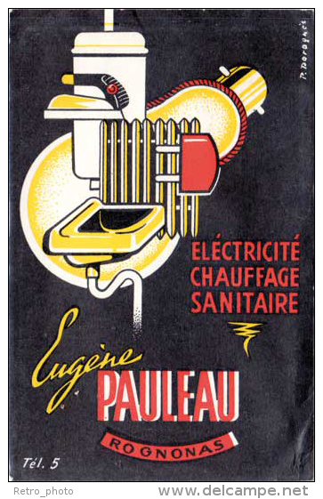 Eugène Pauleau, électricité, Chauffage, …Rognonas - Advertising