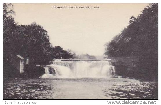 New York Catskill Devasego Falls Artvue - Catskills