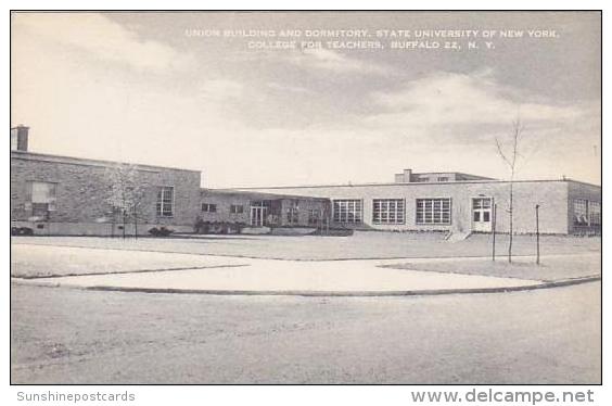 New York Buffalo Union Building And Dormitory State University Of New York College For Teachers Artvue - Buffalo