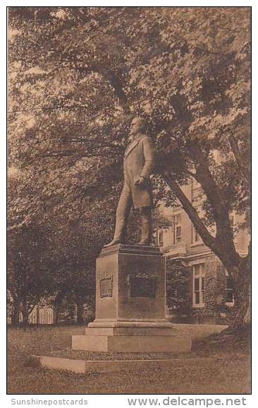 North Carolina Greensboro Statue Of Dr Charies Duncan Mclver Womans College University Of North Caroline Albertype - Greensboro