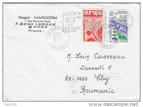 SATTELITE, EUROPE ORGANIZATION, STAMPS ON COVER, 1999, FRANCE - Lettres & Documents