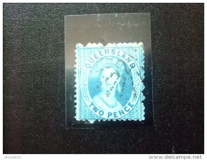 QUEENSLAND  1865  --    QUEEN VICTORIA --  Yvert & Tellier Nº 18 º FU Small Star - Used Stamps