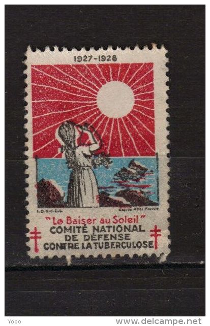 Timbre Vignette 1927-28  Antituberculeux Impression Décalée ( Neuf Lavé) - Antituberculeux