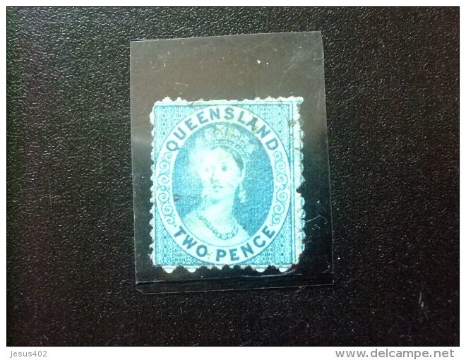 QUEENSLAND  1866  --    QUEEN VICTORIA --  Yvert & Tellier Nº 21 º FU QUEENLAND POSTAGE STAMPS - Used Stamps