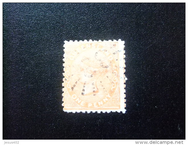 QUEENSLAND  1879 - 80  --    QUEEN VICTORIA --  Yvert & Tellier Nº 41 º FU  Numeral Cancellation Crown And  Q - Used Stamps