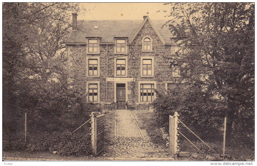 Nassogne. -  Hôtel Bourgeois / De La Fôret  / Pension De Famillie / Prachtige Kaart  - 1935 Naar Drogenbos - Nassogne