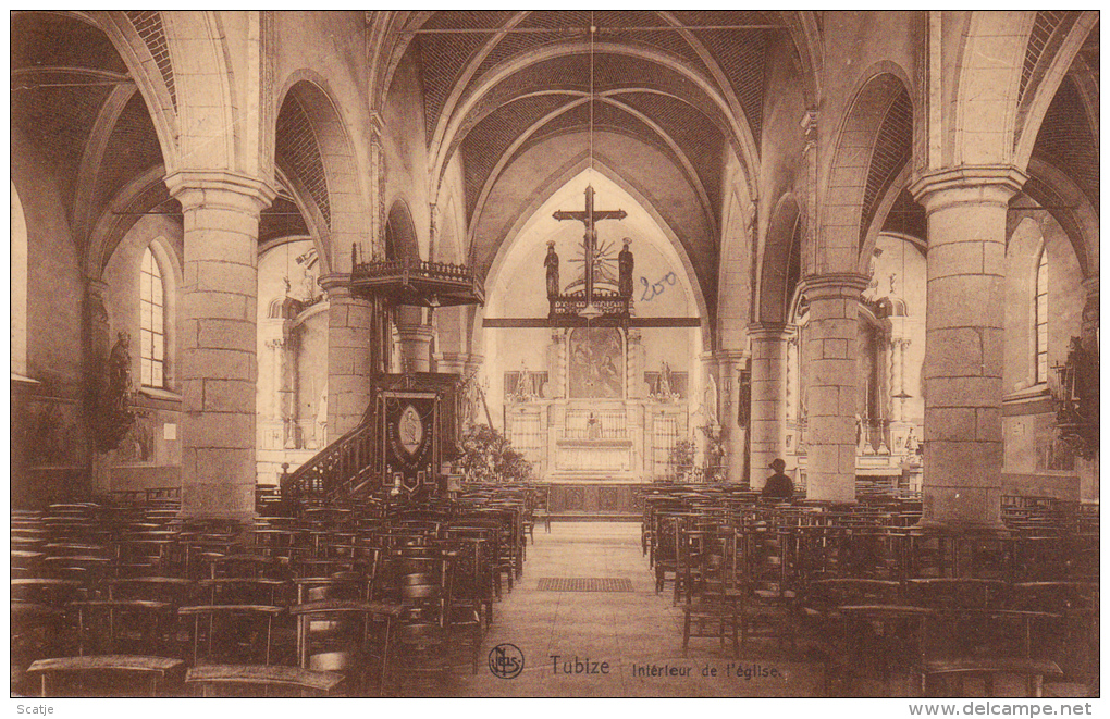 Tubize,  -  Intérieur De L´Eglise - Tubize