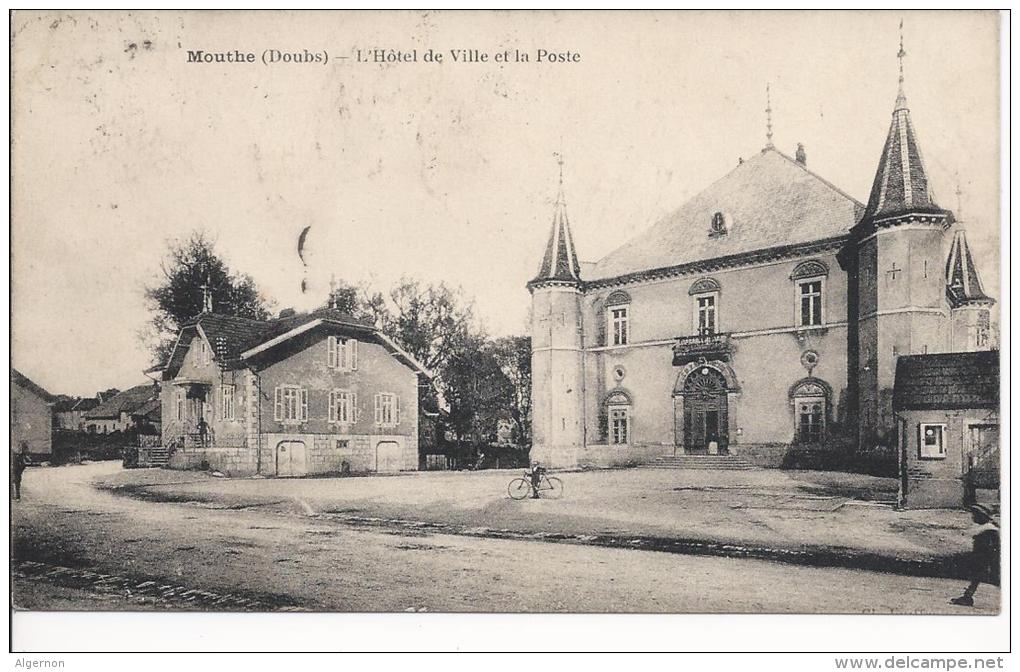 7616 - Mouthe Hôtel De Ville Et La Poste - Mouthe