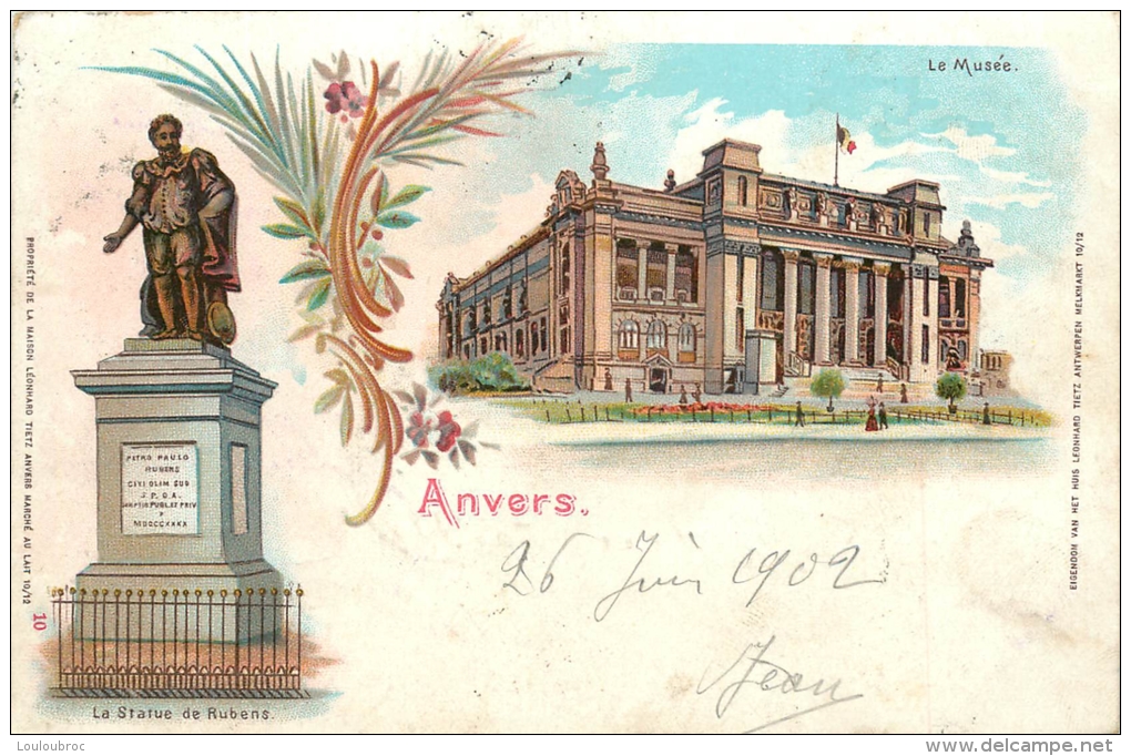 ANVERS 1902 - Autres & Non Classés