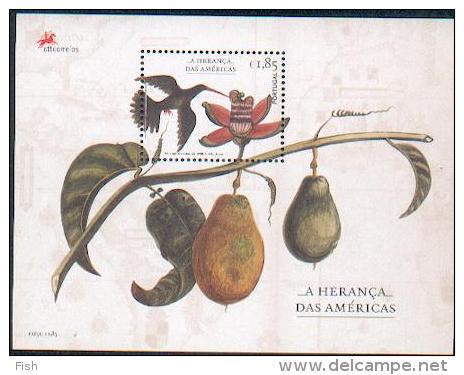 Portugal ** & Heritage Of The Americas, Passion Fruit, 18th Century Design 2007 (365) - Ongebruikt