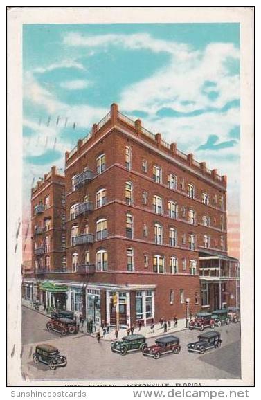Florida Jacksonville Hotel Flagler 1936 - Jacksonville
