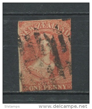 New Zealand 1862 Sc 11 Used CV  $250 - Used Stamps