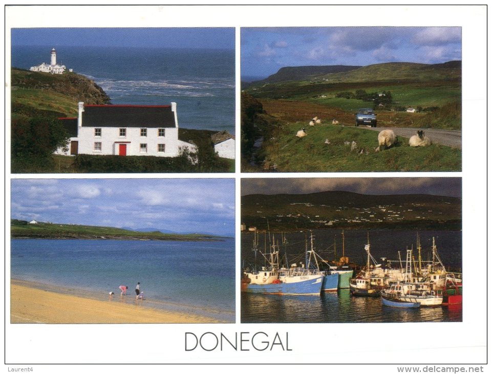 (600)  Ireland - Co Donegal With Lighthouse - Donegal