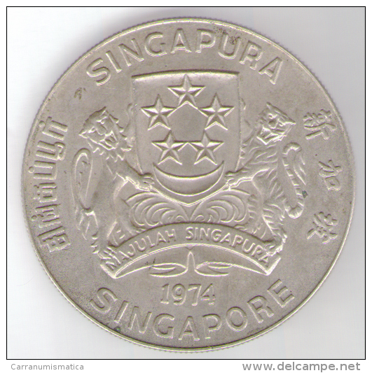 SINGAPORE 10 DOLLARS 1974 AG - Singapur