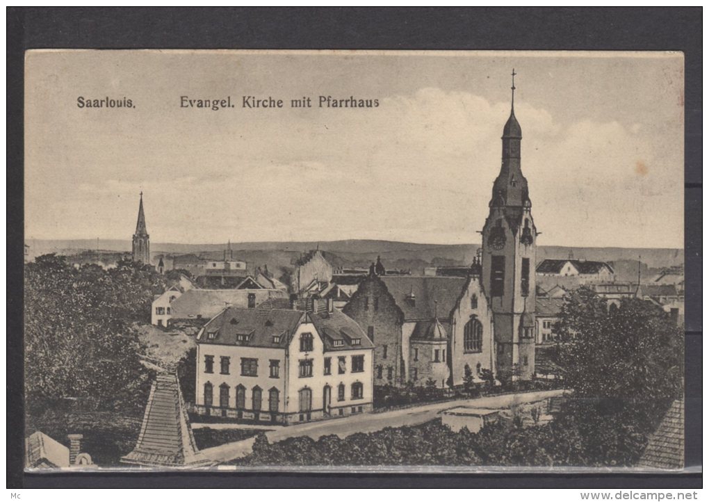 Allemagne - Saarlouis - Evangel - Kirche Mit Pfarrhaus - Kreis Saarlouis