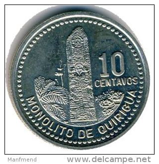 Guatemala - 10 Centavos - 1998 - KM 277.6- Vz - Guatemala