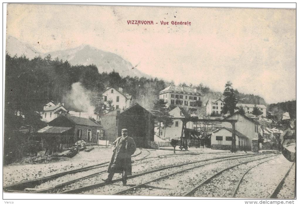 Carte Postale Ancienne De CORSE-VIZZAVONA - Sonstige & Ohne Zuordnung