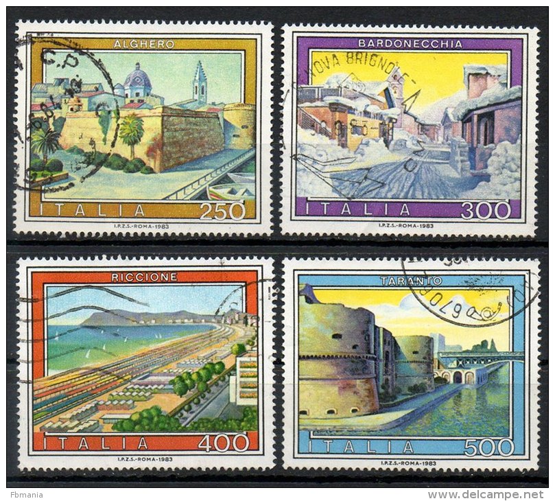 ITALIA REP. 1983 - Turismo Turistica 10a Emissione - 1981-90: Usados