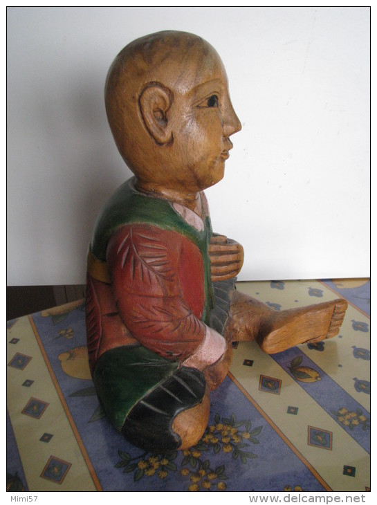 Statuette Bois / Enfant / Pays Non Connu - Wood