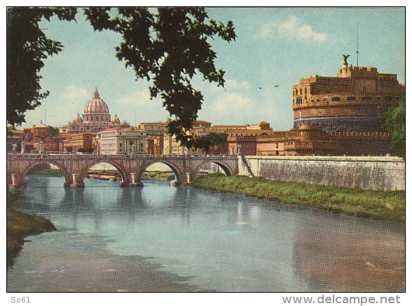 2465.   Roma -  Castel S. Angelo - Ponte - Bridge - Pont - Castel Sant'Angelo